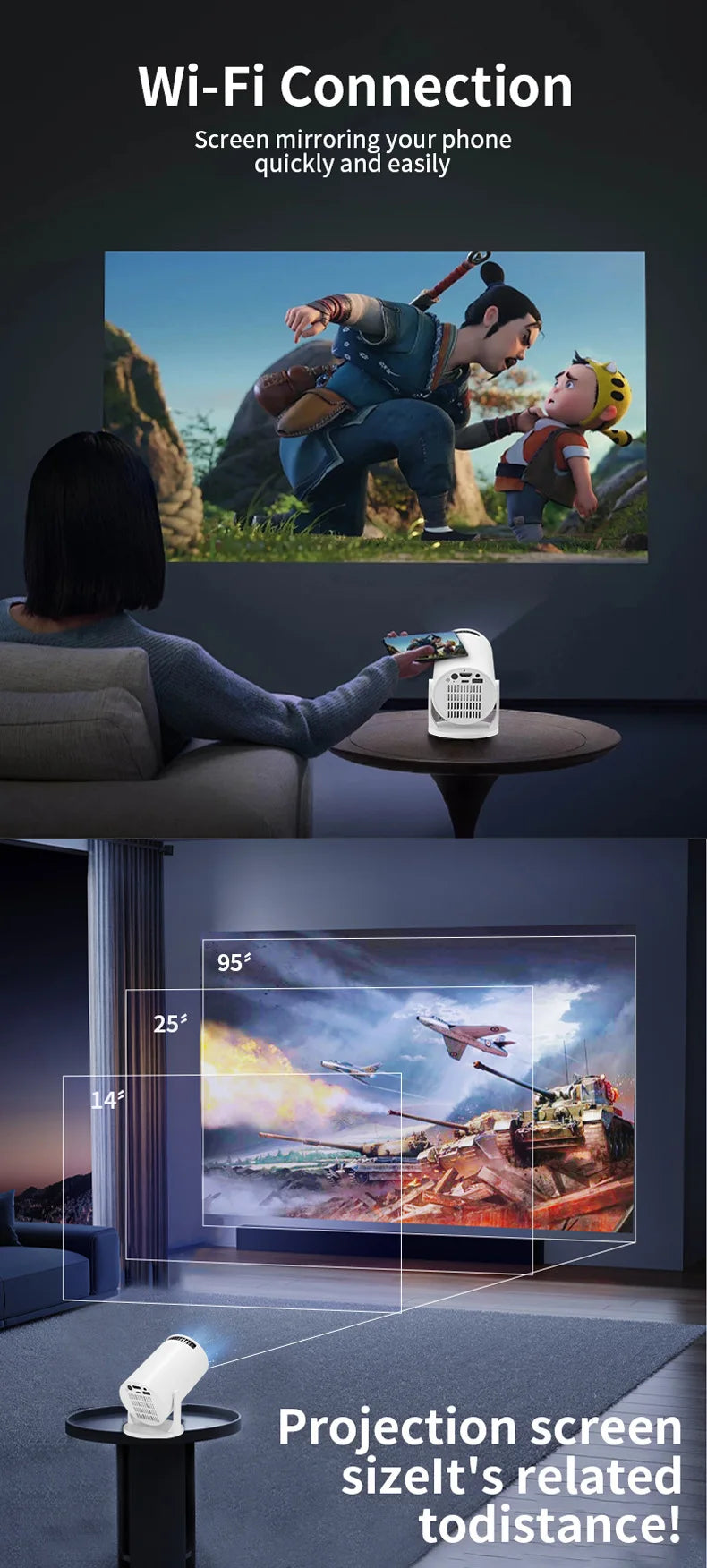 Mini Projector ios/android