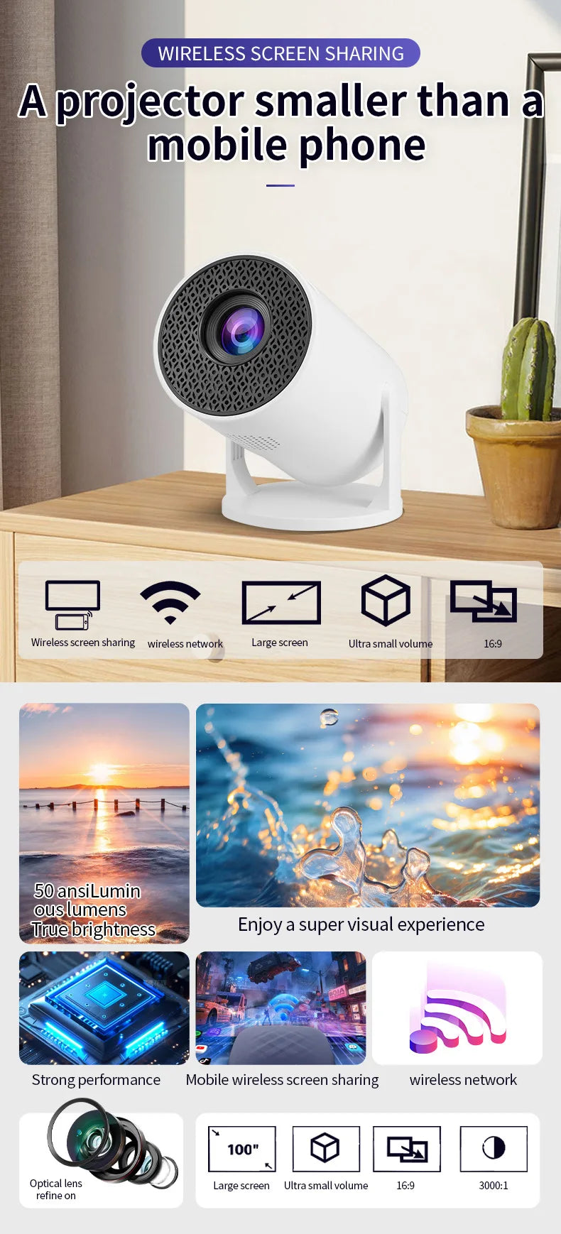 Mini Projector ios/android