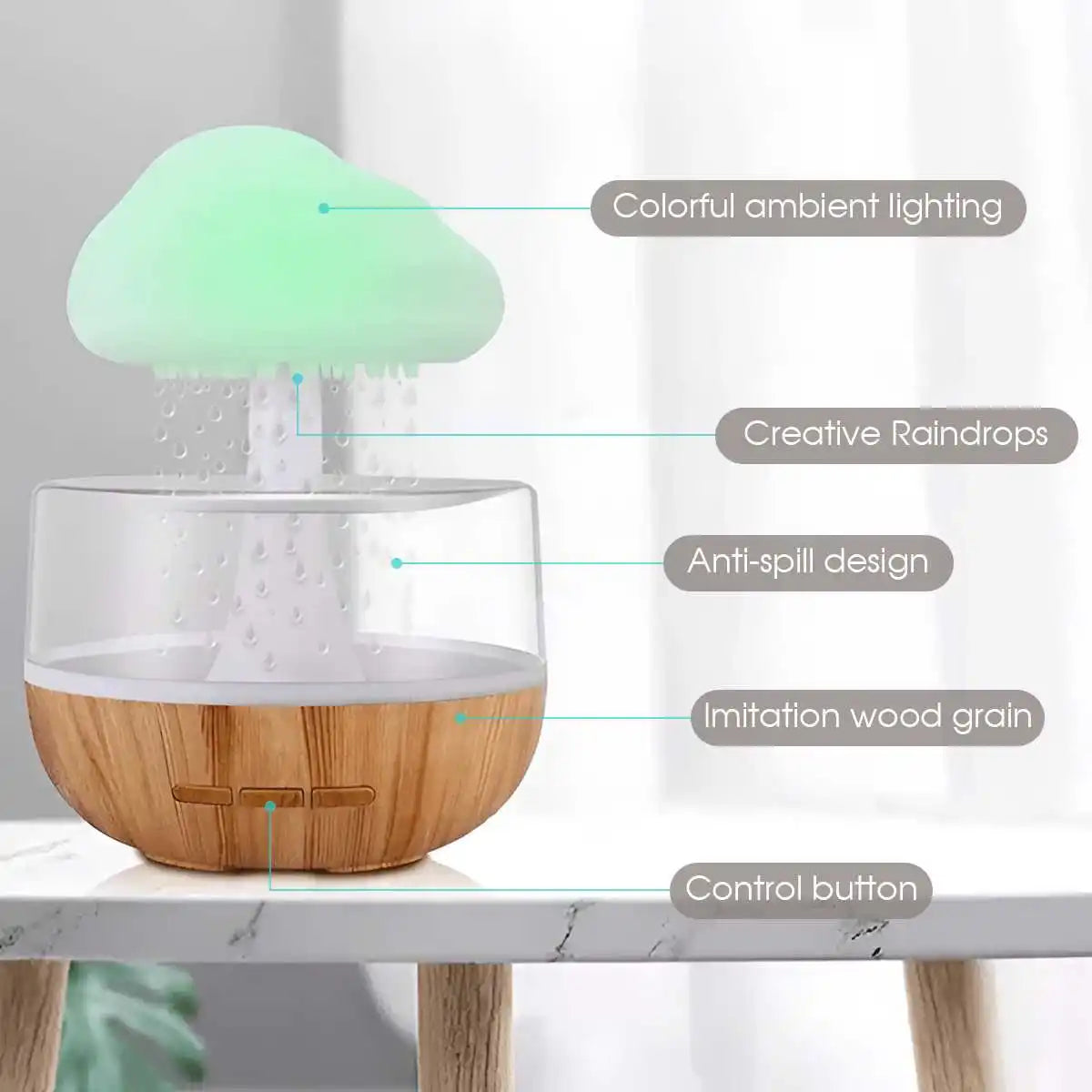 Mushroom Raindrops Humidifier!
