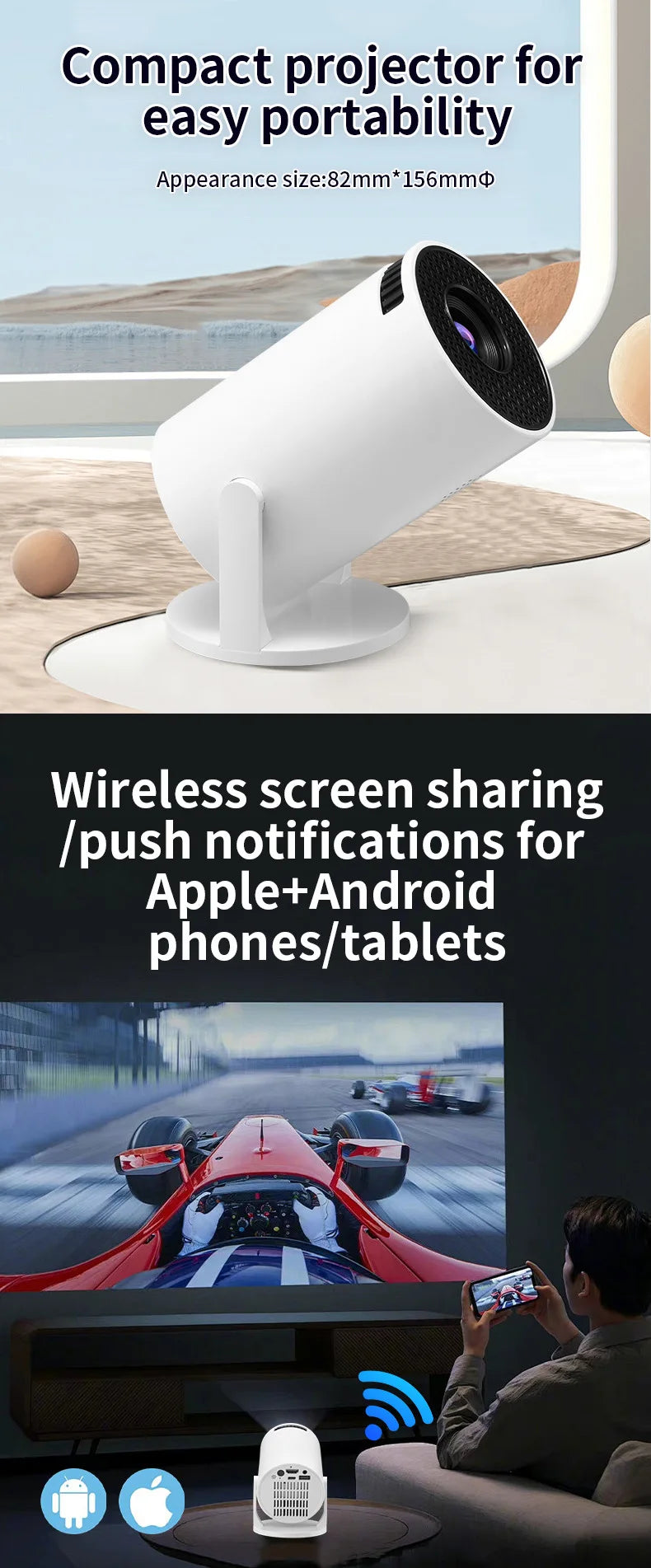 Mini Projector ios/android